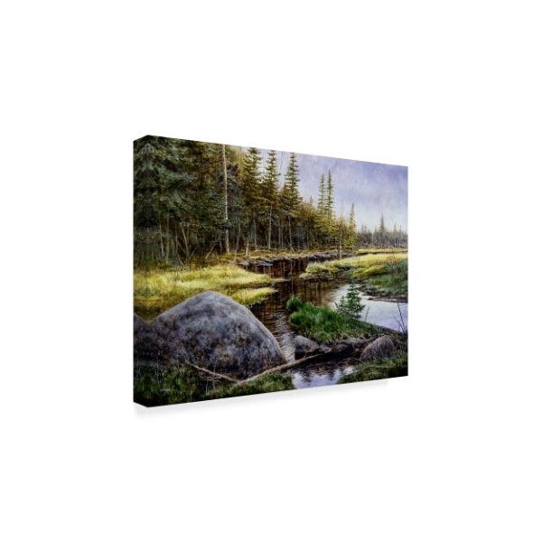 John Morrow 'Adirondack Gold ' Canvas Art,24x32